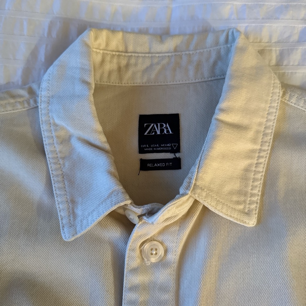 Zara Men's Artistic Print Shirt Jacket - Picture 2 of 3